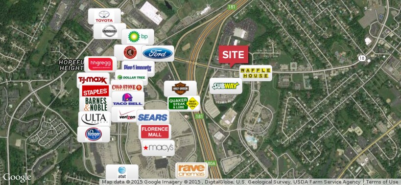 More Photos Of 7681 Burlington Pike, Florence Land For Lease