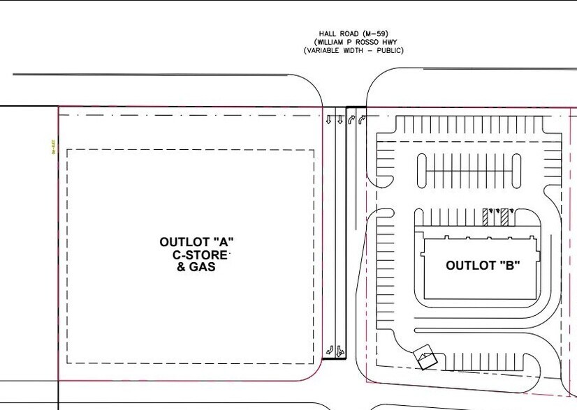 More Photos Of I-94 & Hall Road, Harrison Township Land For Lease