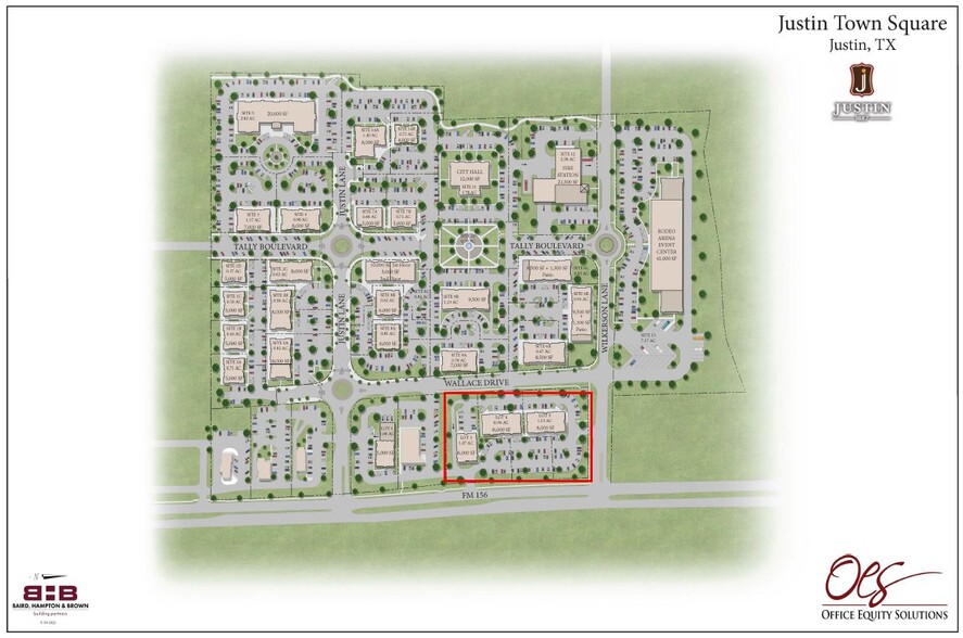 Primary Photo Of Fm 156 & Tally Blvd @ Wallace Drive, Justin Land For Sale