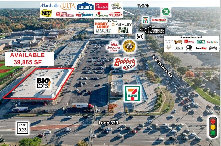 More Photos Of 4400 S Broadway Ave, Tyler Storefront For Lease