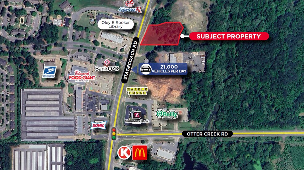 Primary Photo Of Stagecoach Road, Little Rock Land For Sale
