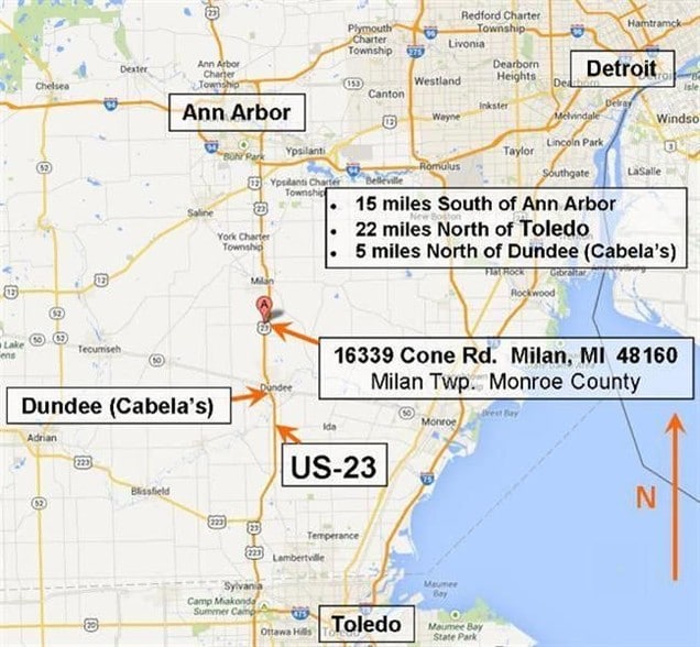 More Photos Of 16339 Cone Rd, Milan Land For Sale