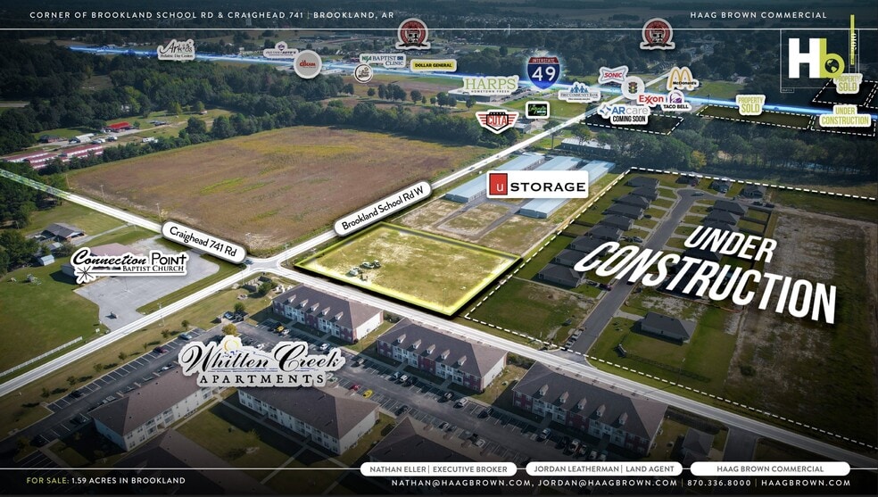 More Photos Of Brookland School Rd. w @ Craighead 741 Rd., Brookland Land For Sale