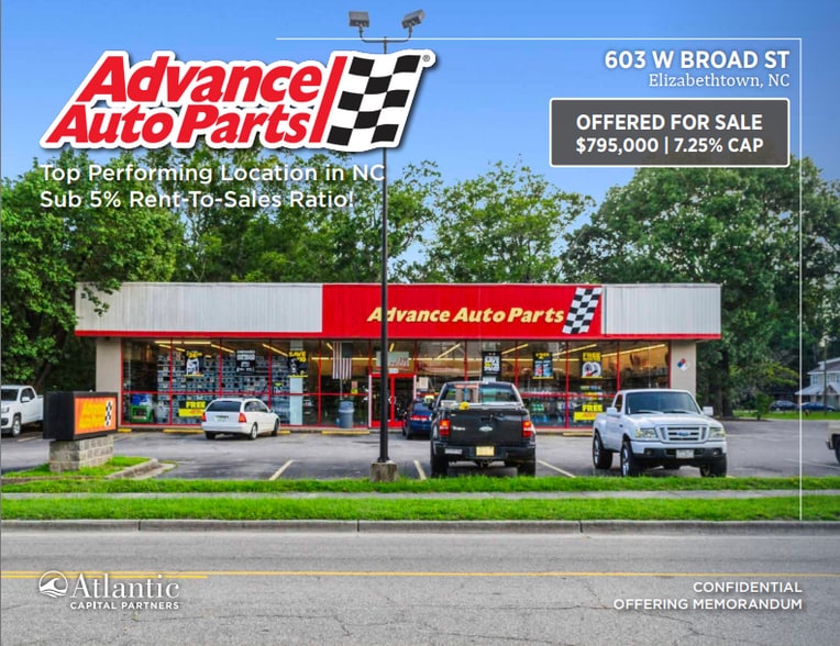 Primary Photo Of 603 W Broad St, Elizabethtown Auto Repair For Sale