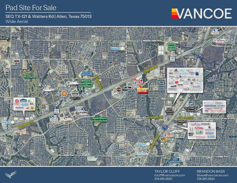 More Photos Of SEQ TX-121 & Watters Rd, Allen Land For Sale