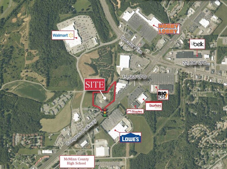 More Photos Of 1712 Congress Pky, Athens Land For Sale