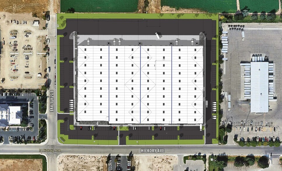 Primary Photo Of 1135 N Hickory Ave, Meridian Warehouse For Sale