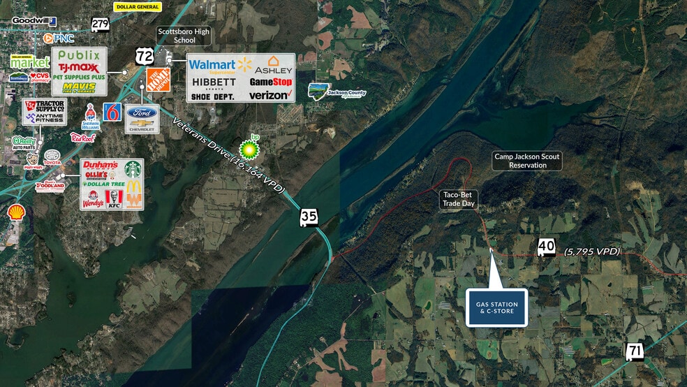 More Photos Of 3335 AL Highway 40, Dutton Convenience Store For Sale