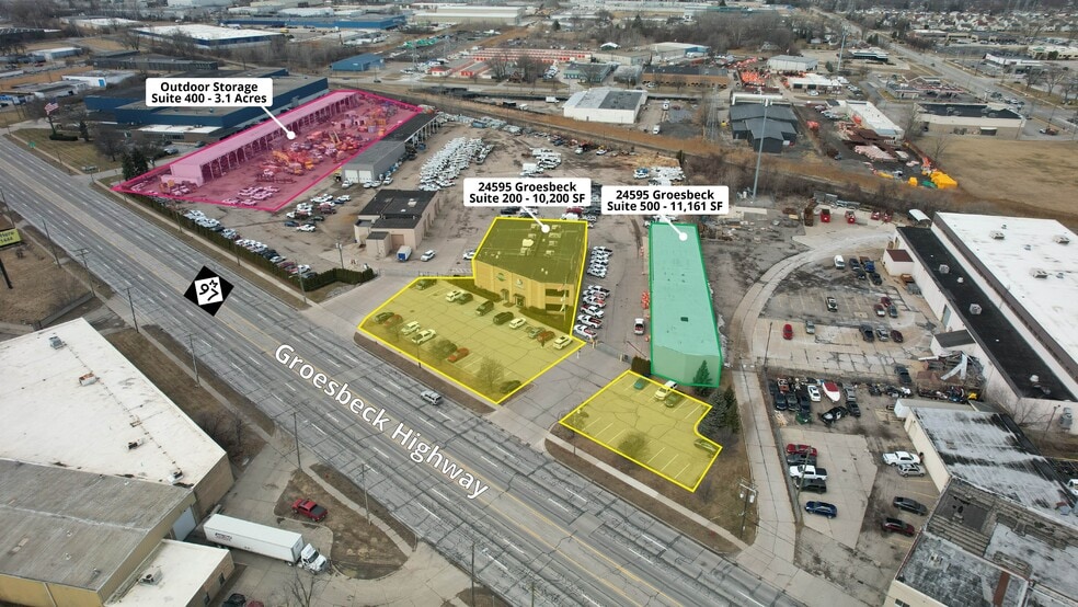 Primary Photo Of 24595A Groesbeck Hwy, Warren Warehouse For Lease