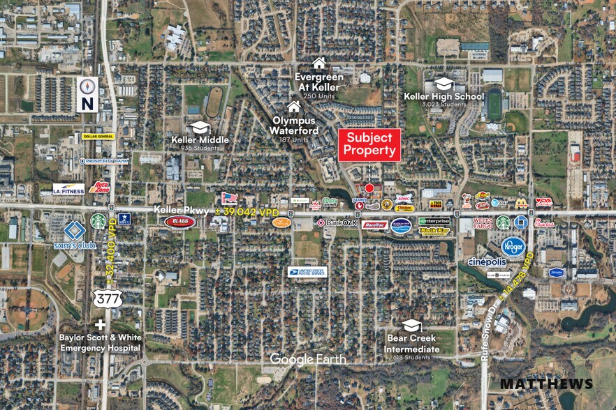More Photos Of 721 Keller Pky, Keller Freestanding For Lease