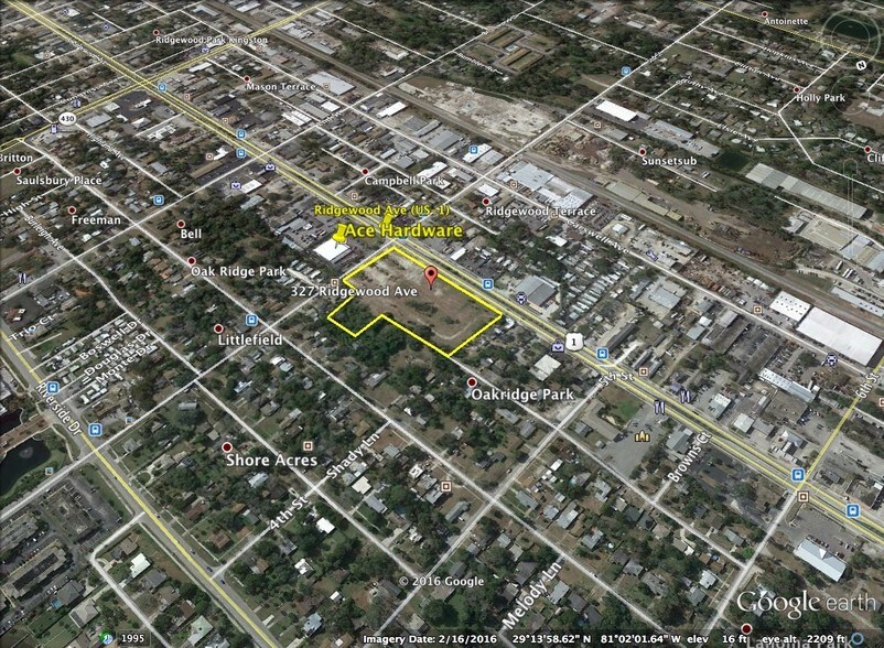 More Photos Of 327 Ridgewood Ave, Holly Hill Land For Sale