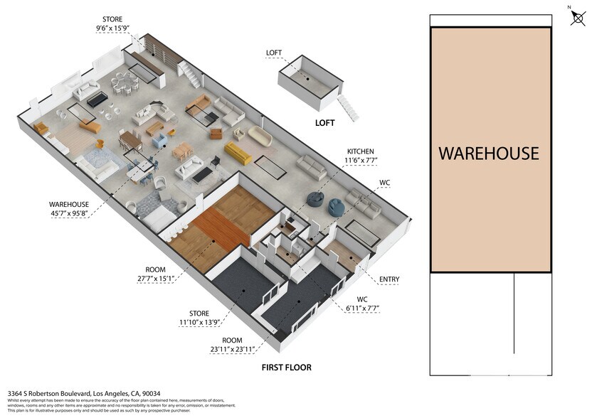 More Photos Of 3364 S Robertson Blvd, Los Angeles Warehouse For Sale