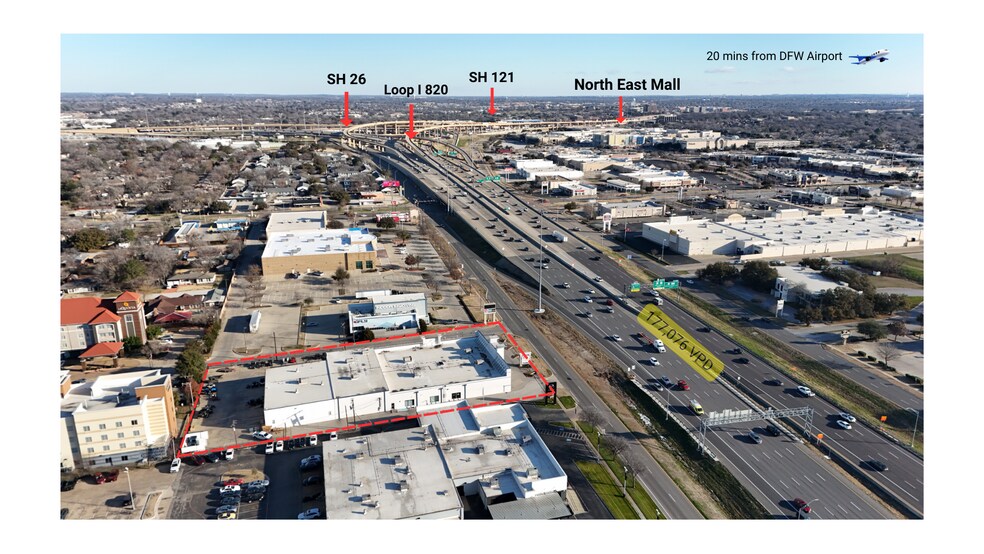 More Photos Of 633 NE Loop 820, Hurst Freestanding For Lease