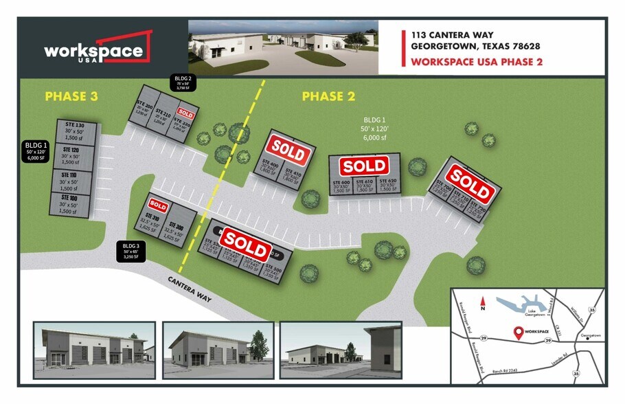 More Photos Of 113 Cantera Way, Georgetown Light Distribution For Lease