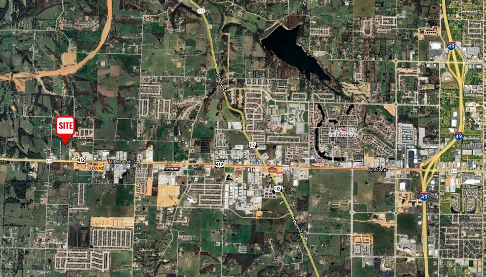 More Photos Of 1550 W Henri de Tonti Blvd, Tontitown Land For Sale