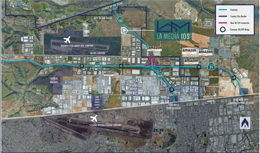 More Photos Of 1113 La Media Rd, San Diego Land For Lease