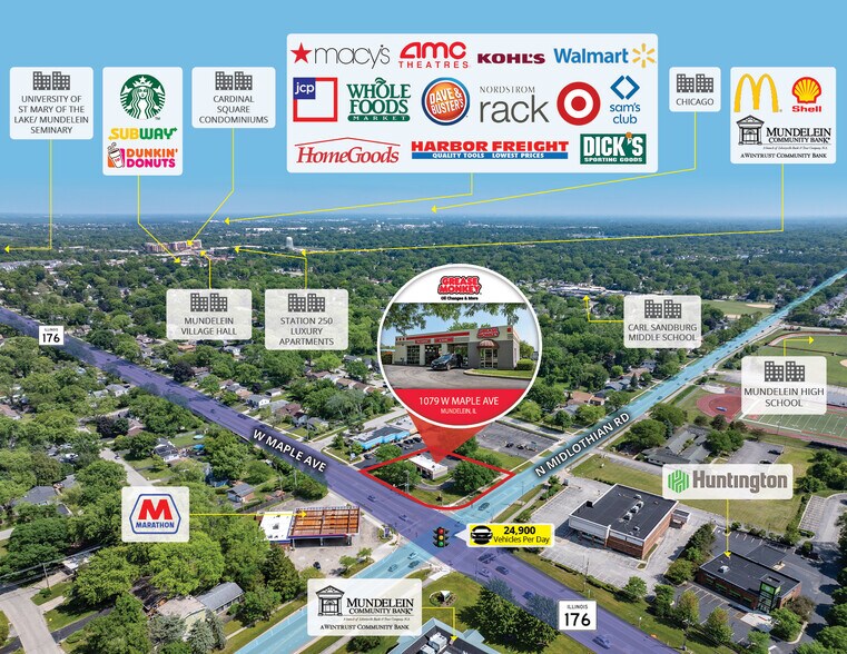 More Photos Of 1079 W Maple Ave, Mundelein Freestanding For Sale