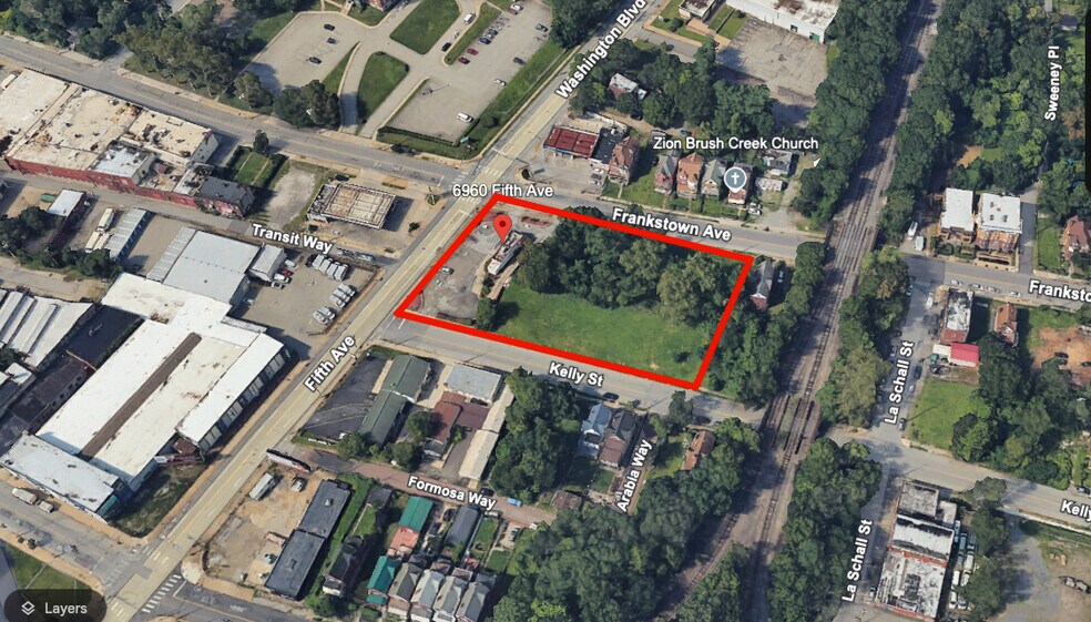More Photos Of 6960 5th Ave, Pittsburgh Land For Lease