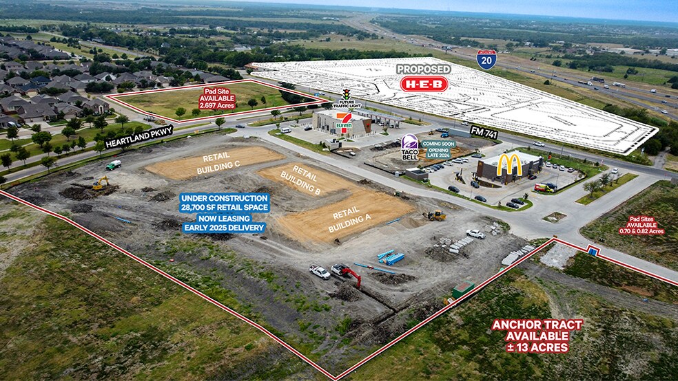 More Photos Of Fm 741 And Heartland Parkway, Heartland Land For Lease