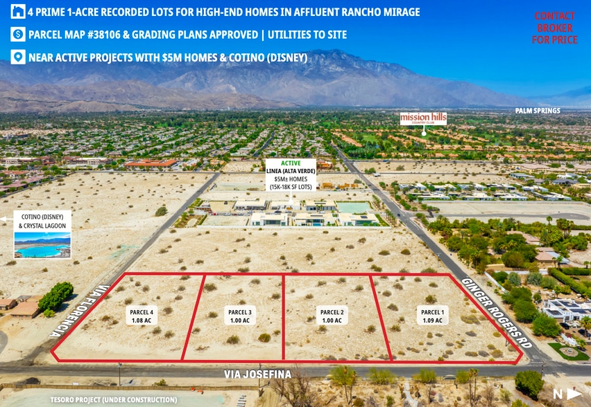 Primary Photo Of 04 Via Josefina, Rancho Mirage Land For Sale