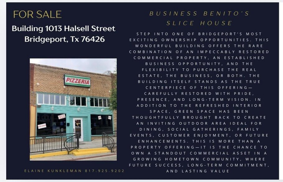 Primary Photo Of 1013 Halsell St, Bridgeport Restaurant For Sale