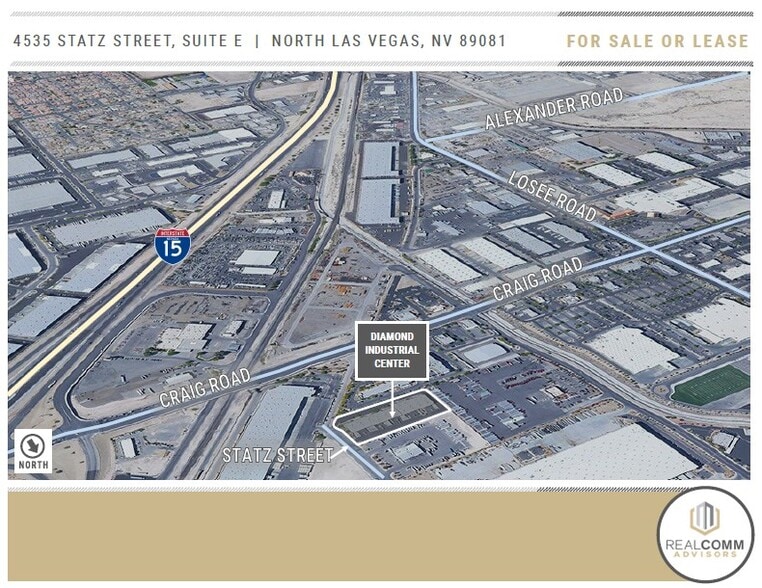 More Photos Of 4535 Statz St, North Las Vegas Warehouse For Sale