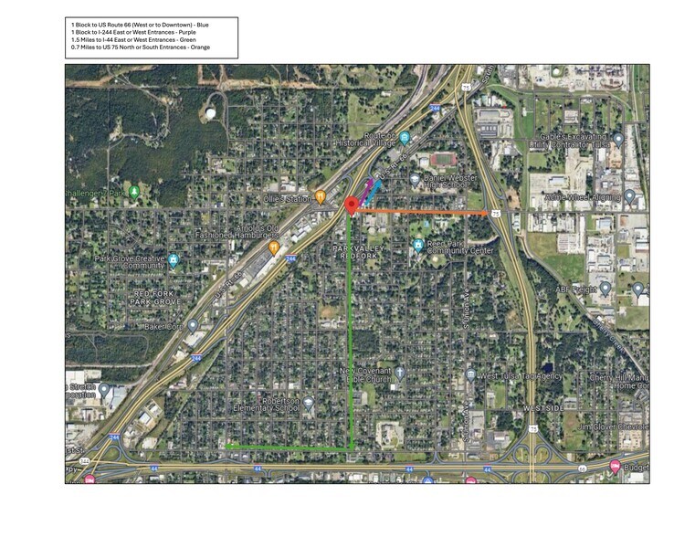 More Photos Of 2422-2424 W 41st St, Tulsa Showroom For Lease