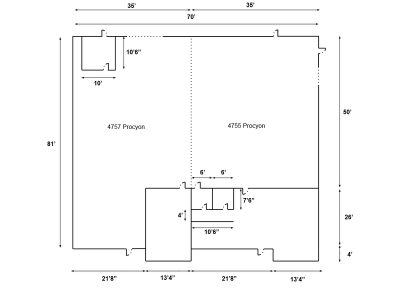 More Photos Of 4755-4767 Procyon St, Las Vegas Warehouse For Lease