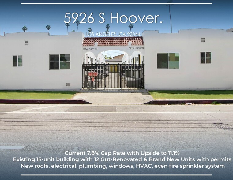 Primary Photo Of 5926 S Hoover St, Los Angeles Apartments For Sale