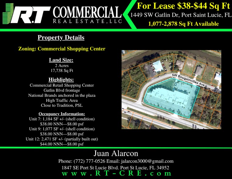 More Photos Of 1449 SW Gatlin Blvd, Port Saint Lucie Storefront For Lease