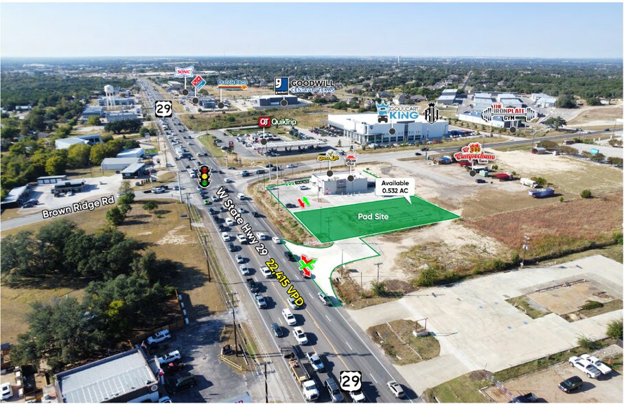 More Photos Of 13890 W State Highway 29, Liberty Hill Land For Lease