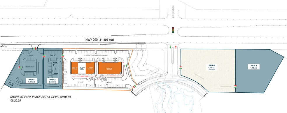 Primary Photo Of SWC and SEC of Western Sky Blvd and Hwy 290, Elgin Land For Lease
