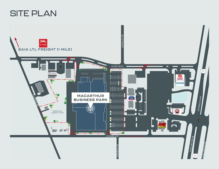More Photos Of 2800 S MacArthur Dr, Alexandria Light Distribution For Lease