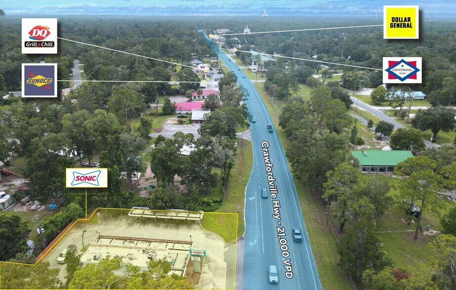 More Photos Of 2859 Crawfordville Hwy, Crawfordville Fast Food For Sale