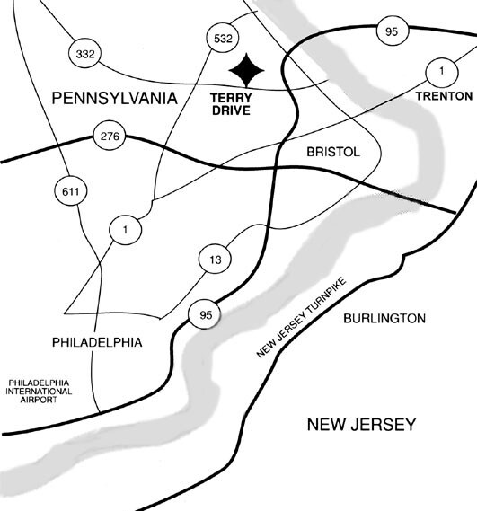 More Photos Of 105 Terry Dr, Newtown Light Distribution For Lease