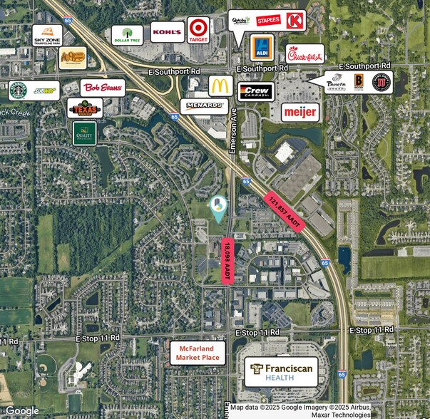 More Photos Of 7536 S Emerson Ave, Indianapolis Land For Sale