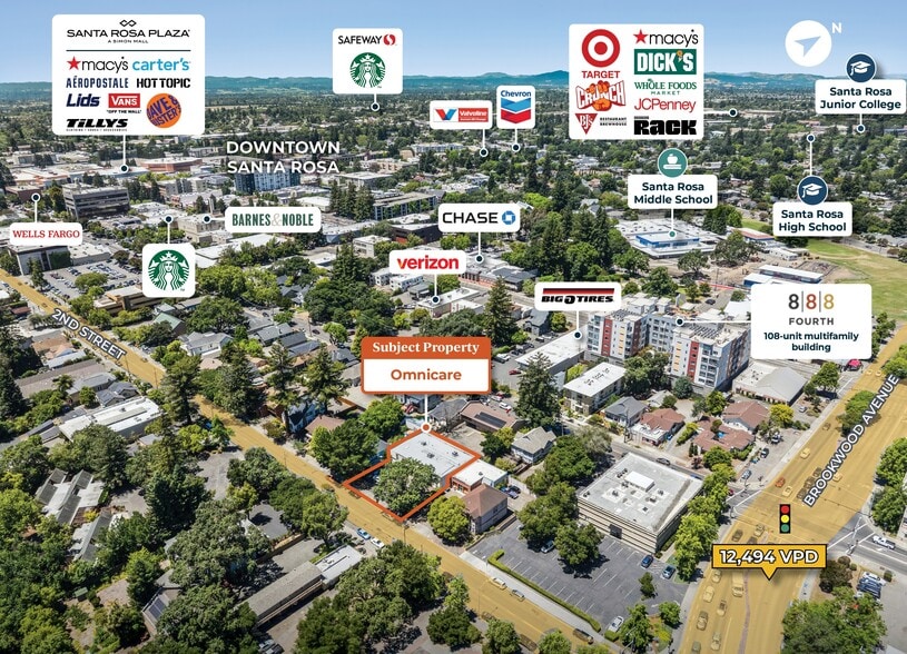 Primary Photo Of 879 2nd St, Santa Rosa Office For Sale