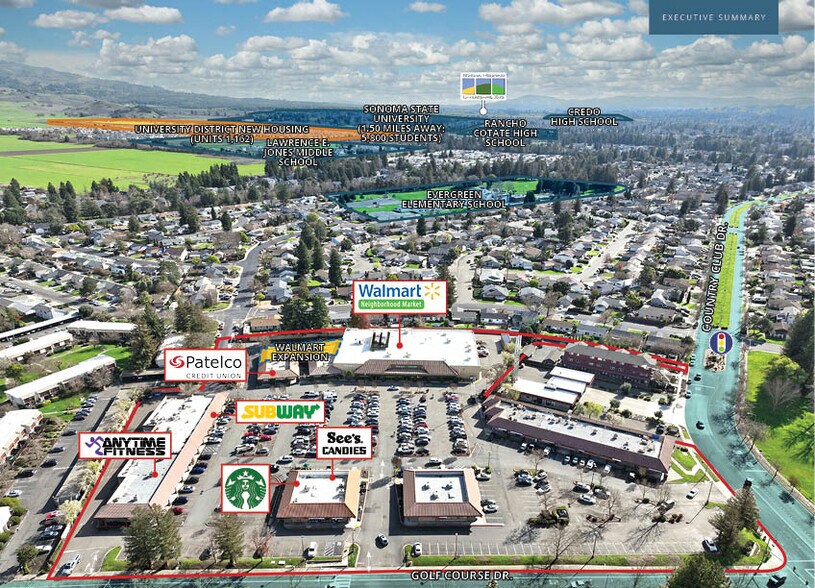 More Photos Of 901-997 Golf Course Dr, Rohnert Park General Retail For Sale