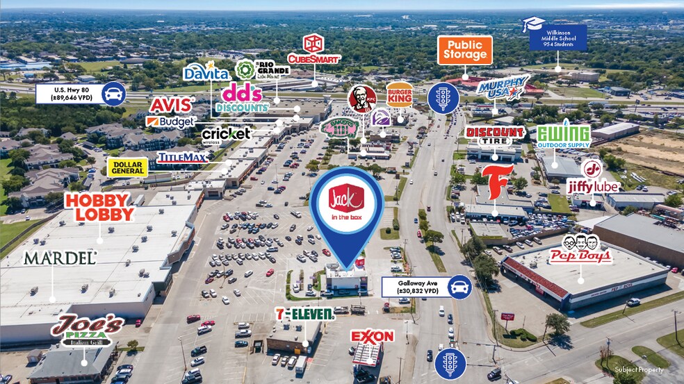 2312 N Galloway Ave, Mesquite, TX 75150 Fast Food For Sale