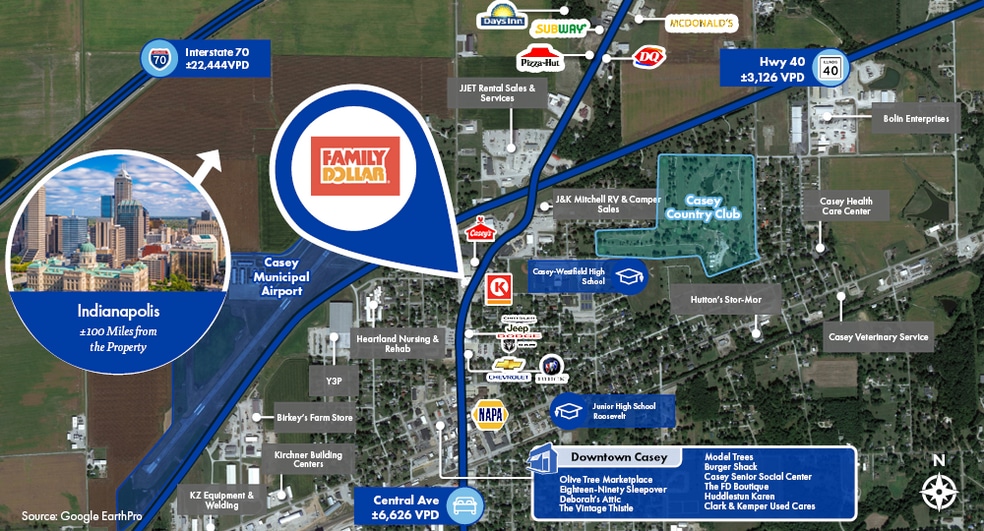 More Photos Of 505 N Route 49, Casey Supermarket For Sale