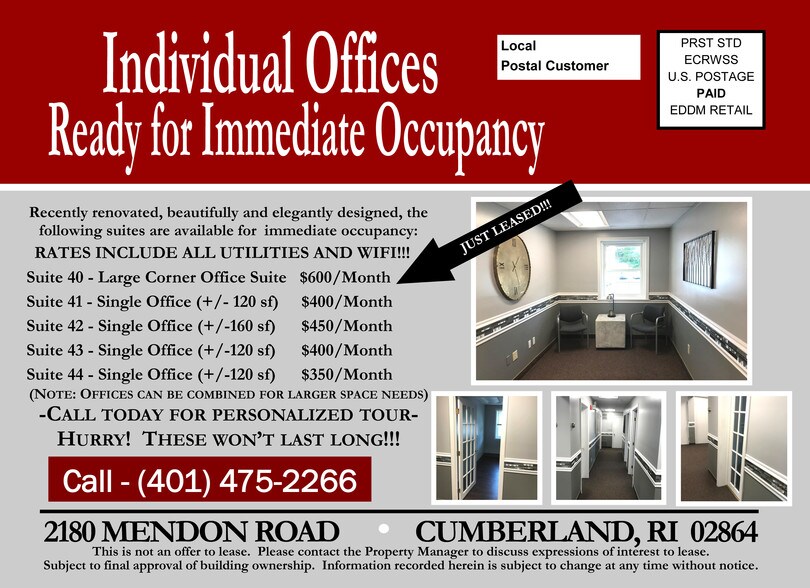 More Photos Of 2180 Mendon Rd, Cumberland Office For Lease