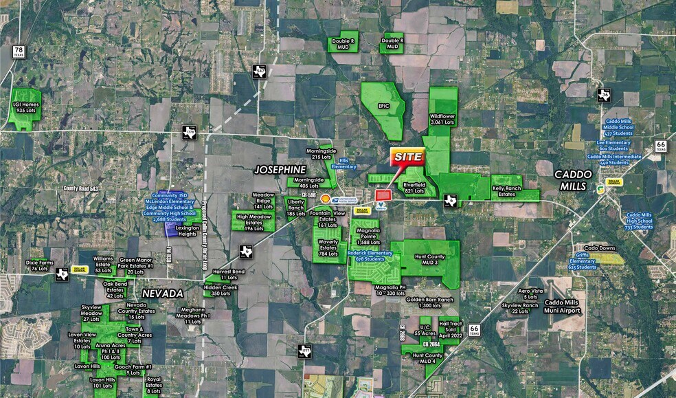 More Photos Of NEC Cook St & Caddo St, Josephine Land For Sale