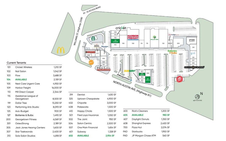 More Photos Of 900-930 N Austin Ave, Georgetown Unknown For Lease