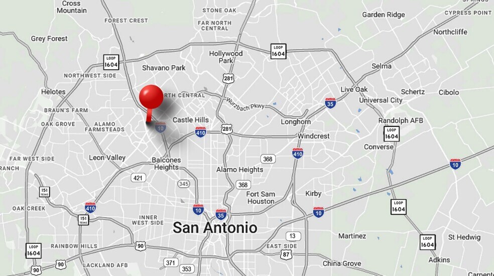 More Photos Of 9411 Wurzbach Rd, San Antonio Storefront For Lease