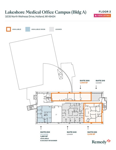 More Photos Of 3235-3299 N Wellness Dr, Holland Medical For Lease