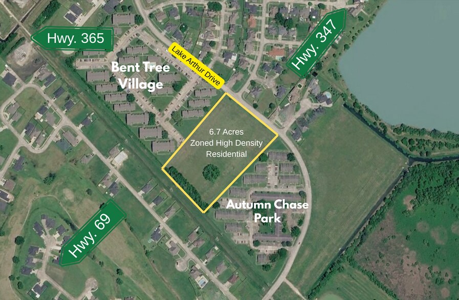 More Photos Of 7051 Lake Arthur Dr, Port Arthur Land For Sale