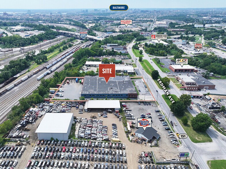 More Photos Of 6001 Erdman Ave, Baltimore Warehouse For Sale