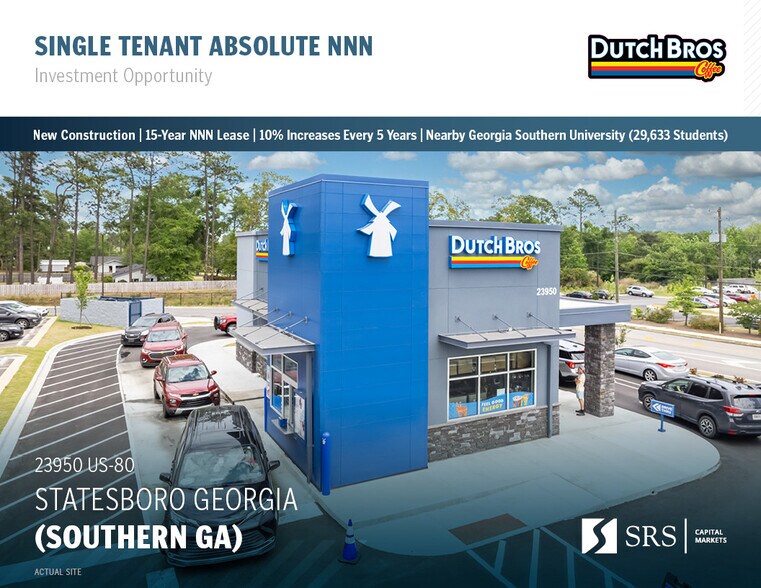Primary Photo Of 23950 US-80 Hwy, Statesboro Fast Food For Sale