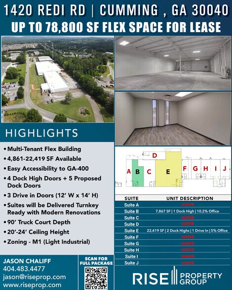 More Photos Of 1420 Redi Rd, Cumming Warehouse For Lease