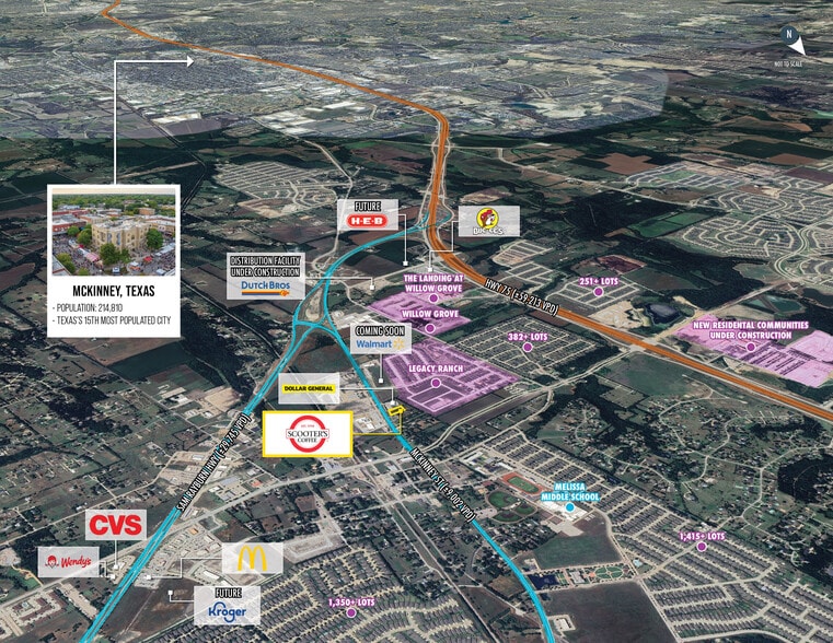 More Photos Of 2405 McKinney St, Melissa Fast Food For Sale